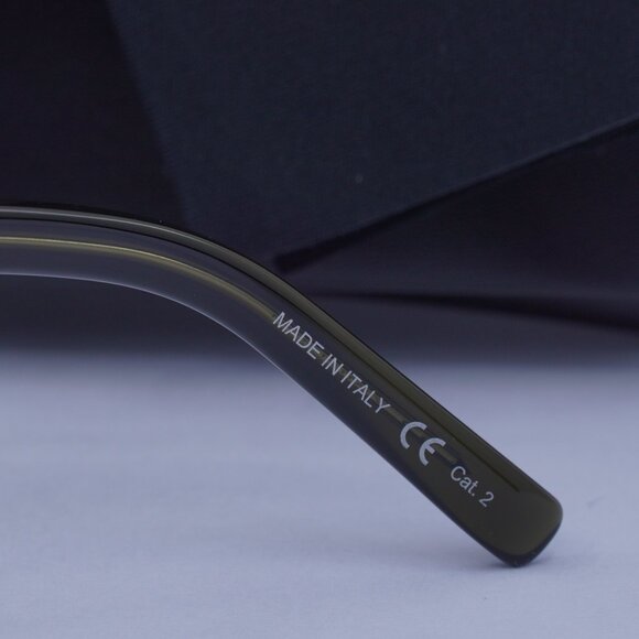 Saint Laurent SL401 007 Square Sunglasses - Dark Green/Brown - Picture 6 of 11